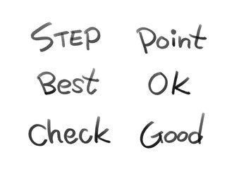 ナビゲーションのシンプルな手書きイラスト素材
