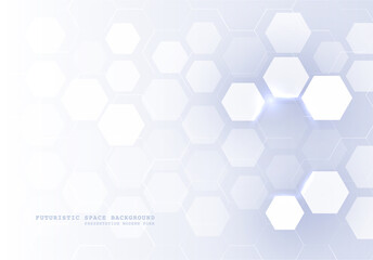 Abstract polygonal space