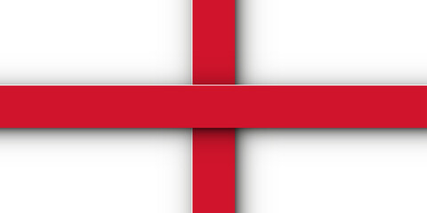 Obraz premium original and simple Republic of The England flag isolated in official colors and Proportion Correctly. Made of a single color stripes. Abstract poster. banner illustration