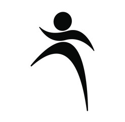 sport icon on white background