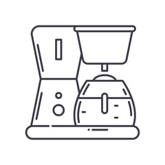 Espresso icon, linear isolated illustration, thin line vector, web design sign, outline concept symbol with editable stroke on white background.