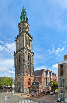 Martinikerk (church Of St. Martin Of Tours) In Groningen, Netherlands