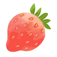 イチゴの手描きベクターイラスト