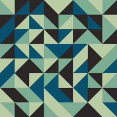 Abstract Geometric Pattern generative computational art illustration