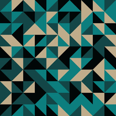Obraz premium Abstract Geometric Pattern generative computational art illustration
