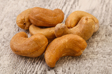 Natural organic Cashew nut heap