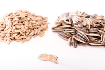 Sunflower seeds rich in fatty acids and minerals, a healthy snack.