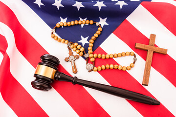 Religious American Catholics taken to a court of law.
