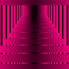  shades of bright neon pink and purple pink coloured abstract patterns shapes and geometric design on a black background