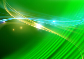 abstract green background with lines