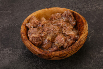 Gurmet venison stew with spices