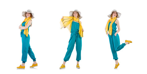 Young woman in fashion concept