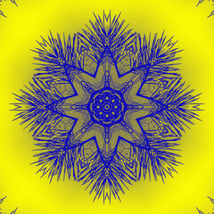 Christmas snowflake on a beautiful festive background. Winter Holiday Snow Background.