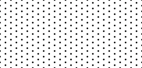 black and white polka dot pattern background vector