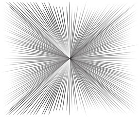 Speed lines Flying particles Seamless pattern, Fight stamp Manga graphic texture, Comic book speed horizontal lines on white background