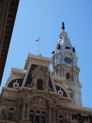 Fototapeta na wymiar City Hall of Philadelphia.