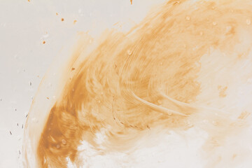 Texture of liquid foundation Background made of liquid foundation Make-up concept. Skin Tone Cream