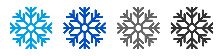 Snowflake, Christmas icon. Winter, snow. Vector illustration.