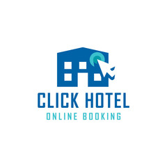 Online booking hotel logo 