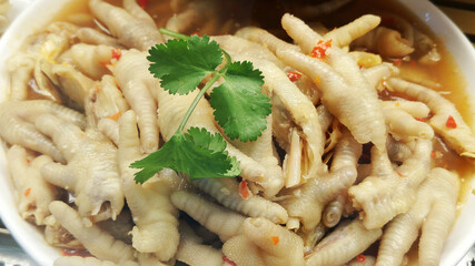 Spicy duck paw chicken feet pig ears delicious snacks