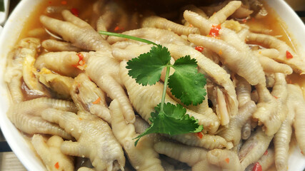 Spicy duck paw chicken feet pig ears delicious snacks