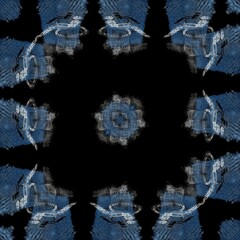 white disabled on blue background road intricate pattern and designs square format