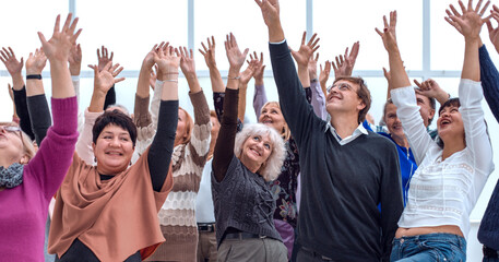 Fototapeta premium Senior Group Friends Exercise Relax Concept