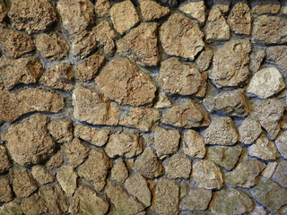 part of a stone wall, for background or texture.