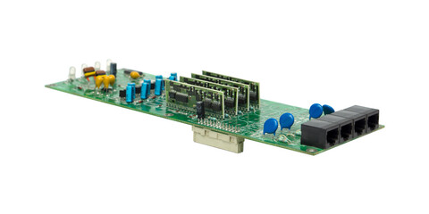 Computer network card for connecting a local network. An element of a personal computer for accessing the Internet via the network
