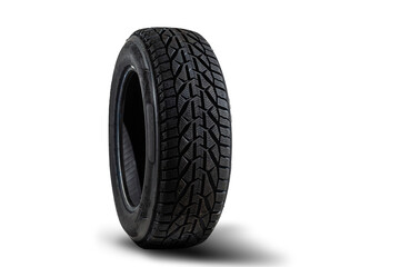 Winter thorn wheel isolated on white