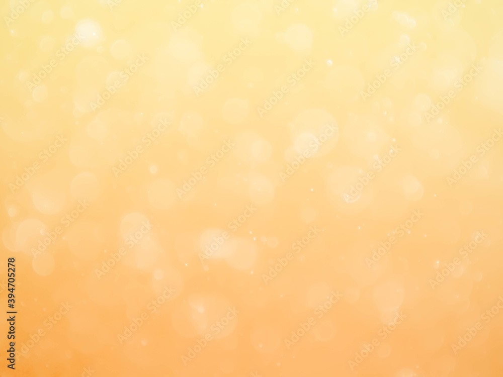 Wall mural golden background with soft bokeh lights.