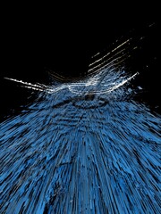 white disabled on blue background road intricate pattern and 3D designs