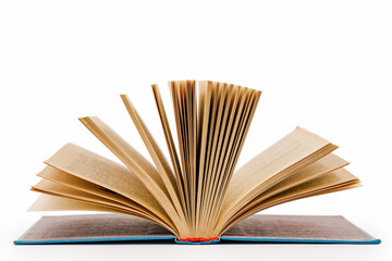 open book isolated on a white background.