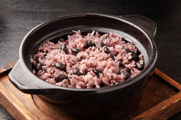 黒豆の炊き込みご飯