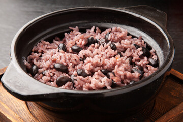 黒豆の炊き込みご飯