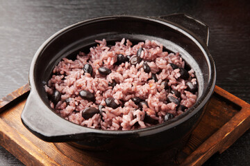 黒豆の炊き込みご飯