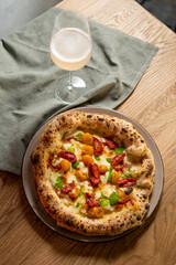 Pizza ai tre pomodori