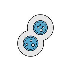 sickness virus hospital line icon. element of bacterium virus illustration icons. signs symbols can be used for web logo mobile app UI UX