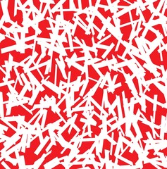 red background with  pattern of strips