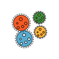 medical sickness health clinic line icon. element of bacterium virus illustration icons. signs symbols can be used for web logo mobile app UI UX