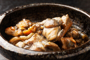 鶏肉の炭火焼き