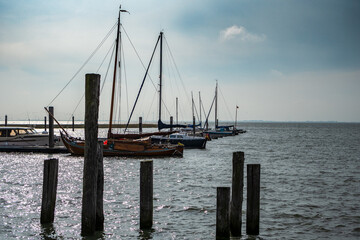 Fototapeta na wymiar Spiekeroog Hafen