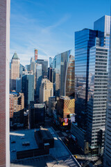 Obraz premium The cityscape of New York City / Manhattan Skyline