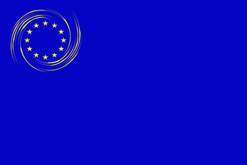 European Union Flag background illustration