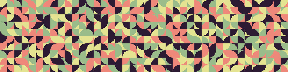 Abstract Geometric Pattern generative computational art illustration