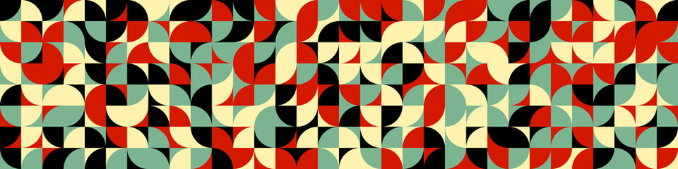 Abstract Geometric Pattern generative computational art illustration