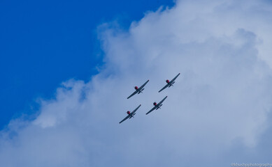 Fighter Jets In Action At Air Show 