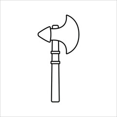 Axe icon. editable vector sign symbol. vector illustration