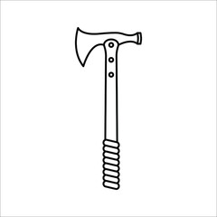 Axe icon. editable vector sign symbol. vector illustration