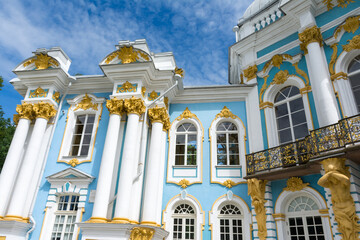 Pushkin. Saint-Petersburg. Hermitage pavilion in Tsarskoye Selo
